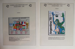 Fussballweltmeisterschaft Argentinien 1978, Im Lindner Vordruck - Sammlungen (im Alben)