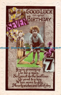 R163759 Greetings. Good Luck On Your Birthday. Seven. Kids. RP - Monde