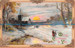 R164949 Greetings. Merry Christmas To You. Winter Scene - Monde