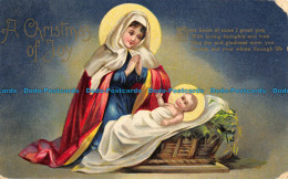 R164950 Greetings. A Christmas Of Joy. Virgin And Child. 1911 - Monde