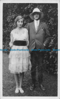 R163791 Old Postcard. Woman And Man - World