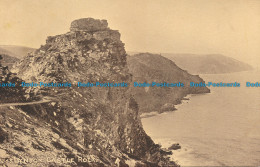 R164983 Lynton. Castle Rock. Photochrom. Sepiatone - Monde