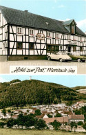 73710486 Morsbach Sieg Teilansicht U. Hotel Zur Post Fachwerkhaus Morsbach Sieg - Autres & Non Classés