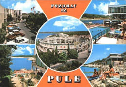 72314554 Pola Pula Croatia Strand Ruine   - Croatie