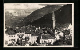 Cartolina Bolzano, Ortsansicht Mit Kirche  - Bolzano (Bozen)