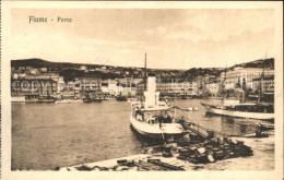72313406 Fiume Rijeka Hafen Dampfer  Fiume Rijeka - Croatie