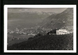 Cartolina Bolzano, Gasthof Peterploner Mit Blick Auf Die Stadt  - Bolzano (Bozen)