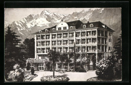 Cartolina Meran, Continental Hotel Mit Gebirgspanorama  - Other & Unclassified