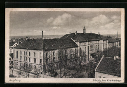 AK Augsburg, Städtisches Krankenhaus Aus Der Vogelschau  - Augsburg