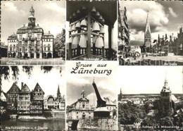 72313082 Lueneburg Rathaus Glockenspiel Am Sande Alte Fachwerkhaeuser Ilmenau Al - Lüneburg