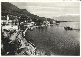 72313066 Gardone Riviera Lago Di Garda Panorama Uferstrasse Gardone Riviera - Autres & Non Classés