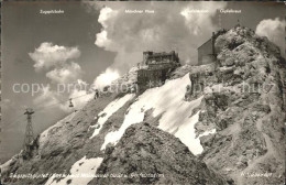 72312845 Zugspitze Gipfelkreuz Zugspitzbahn Muenchner Haus Gipfelstation Burgrai - Garmisch-Partenkirchen