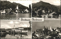 72312803 Bodman-Ludwigshafen Dampfer Laende Fliegeraufnahme Blick Vom See  Ludwi - Autres & Non Classés