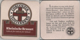 5005856 Bierdeckel Quadratisch - Coblenzer Closterbräu - Sous-bocks