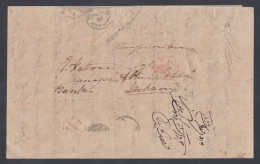 Inde British India 1866 East India Company Queen Victoria, Delhi And London Bank, Sheet Cover, Envelope - 1858-79 Crown Colony
