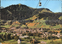 72312427 Kitzbuehel Tirol Hornbahn Mit Hahnenkamm Kitzbuehel - Autres & Non Classés