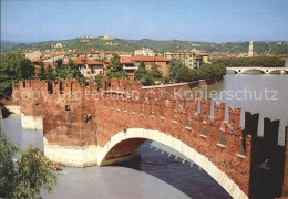 72312384 Verona Veneto Ponte Scalgero E Panorama Verona - Autres & Non Classés