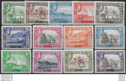 1939-48 Aden Giorgio VI 13v. MNH SG N. 16/27 - Autres & Non Classés
