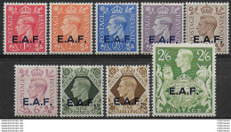1943-46 Somalia British Occupation E.A.F. 9v. MNH Sassone N. 1/9 - Non Classificati