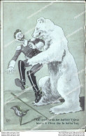 Ca290 Cartolina Militare Satirica Lui Credeva Di Far Ballare L'orso Illustratore - Other & Unclassified