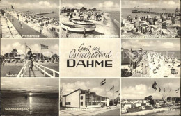 72311761 Dahme Ostseebad Strand Promenade Seebruecke Sonnenaufgang Haus Des Kurg - Autres & Non Classés