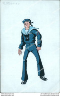 Ca267 Cartolina Militare  Regia Marina Uniforme  Illustratore Artist - Sonstige & Ohne Zuordnung