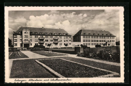 AK Erlangen, Altersheim Und Schulhausneubau  - Erlangen