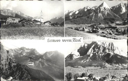 72311654 Lermoos Tirol Gesamtansicht Mit Alpenpanorama Kabinenbahn Lermoos - Autres & Non Classés