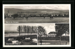 AK Heidesheim-Heidenfahrt, Gasthaus Rheinterrasse Hildegard Mit Rheinblick  - Autres & Non Classés