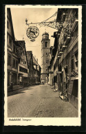 AK Dinkelsbühl, Turmgasse Mit Blick Auf Turm  - Dinkelsbuehl