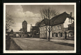 AK Rothenburg O. Tauber, Gasthof Rödertor  - Rothenburg O. D. Tauber