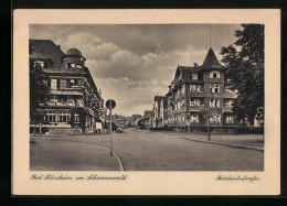 AK Bad Dürrheim /Schwarzwald, Friedrichstrasse Mit Parkhotel  - Bad Duerrheim