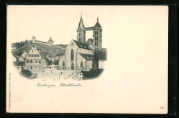 AK Esslingen, Die Stadtkirche  - Esslingen