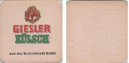 5001973 Bierdeckel Quadratisch - Giesler Kölsch Aus Brühl - Sous-bocks