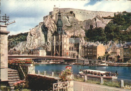 72310433 Dinant Wallonie Bruecke Kirche Fahrgastschiff Dinant - Dinant