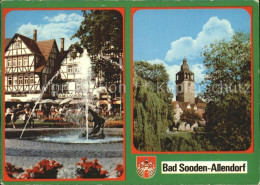 72310391 Bad Sooden-Allendorf Markt Brunnen Turm Bad Sooden-Allendorf - Bad Sooden-Allendorf