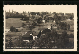 AK Seyde /Rehefeld, Ortspartie Aus Der Vogelschau, Zwergbaude  - Rehefeld