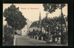 AK Panschwitz, Kloster St. Marienstern, Frau Mit Tracht  - Autres & Non Classés