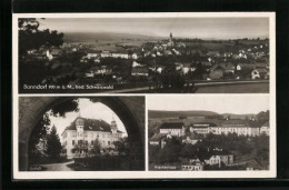 AK Bonndorf / Bad. Schwarzwald, Schloss, Krankenhaus  - Bonndorf