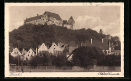 AK Landshut, Blick Zum Schloss Trausnitz  - Landshut