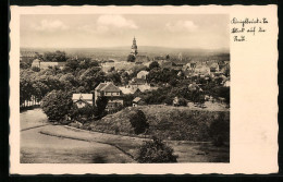 AK Königsbrück I. Sa., Blick Auf Den Ort Mit Kirche  - Königsbrück