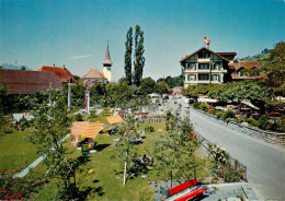 13961837 Sigriswil_Thunersee_BE Hotel Baeren Kirche - Andere & Zonder Classificatie