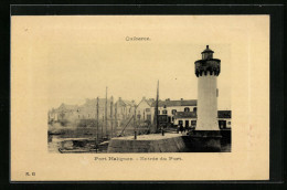 AK Quiberon, Port Haliguen, Leuchtturm  - Lighthouses