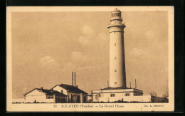 AK Ile D'Yeu, Le Grand Phare, Leuchtturm  - Lighthouses