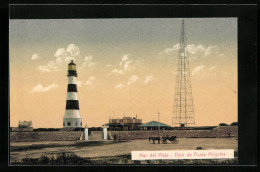 AK Mar Del Plata, Faro De Punta Mogotes, Leuchtturm  - Argentine