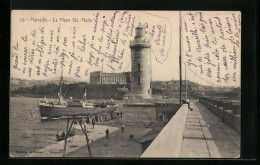 AK Marseille, Le Phare Ste.-Marie, Leuchtturm  - Lighthouses