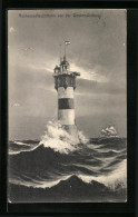 AK Rothesandleuchtturm Vor Der Wesermündung  - Lighthouses