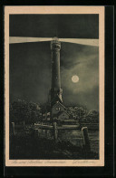 AK Swinemünde, Leuchtturm Bei Vollmond  - Lighthouses