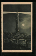 AK Swinemünde, Leuchtturm Bei Vollmond  - Phares