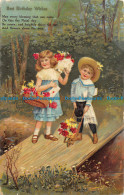 R163814 Greetings. Best Birthday Wishes. Kids. 1911 - Monde